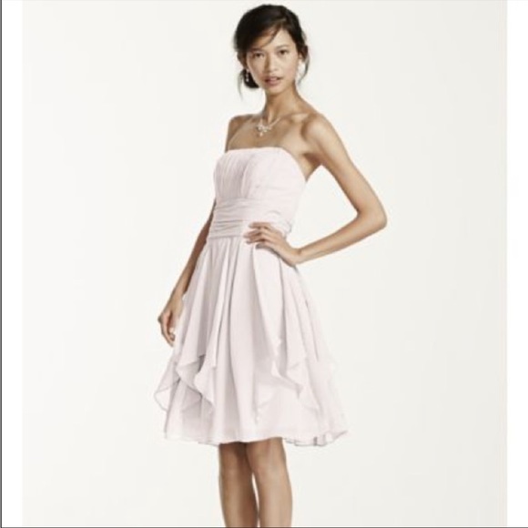 Size 12 Davids bridal dress unaltered with tags - Picture 6 of 6